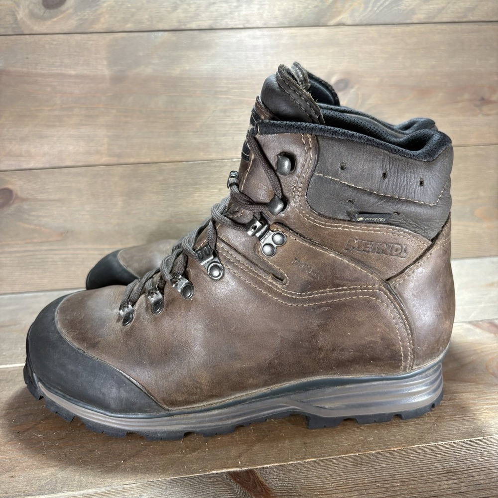 meindl comfort fit mens size 8 shoes brown leather hiking hunting boots